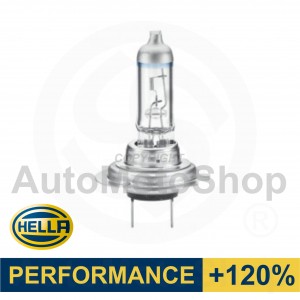 +120% HIGH PERFORMANCE Original Auto Bulb Hella H7 12V 55W 